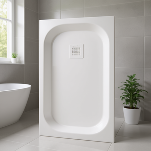 Plato de Ducha Rectangular Serenity 90 x 140 cm Gris 7035 - Product Image 3