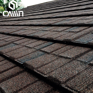 Sunraven đá tráng kim loại mái ngói Trung Quốc Nhà Máy Giá Ấn Độ kim loại đất sét tấm lợp 50 năm bảo hành tejas Ridge ngói - Product Image 4