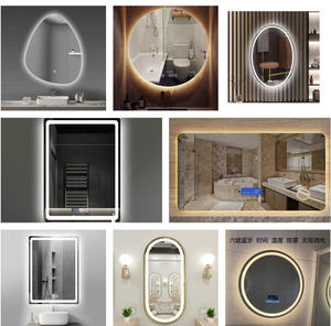 <span class=keywords><strong>Miroir</strong></span> LED intelligent mural pour salle de bain avec verre anti-buée, interrupteur tactile, matériau écologique, design moderne - Product Image 4