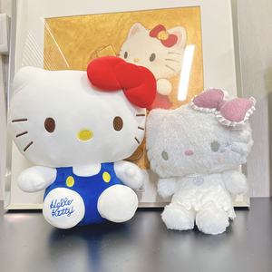 美国3-5天快速交货，白色天使小猫毛绒公仔可爱毛绒玩具毛绒卡通动物毛绒收藏礼品 - Product Image 3