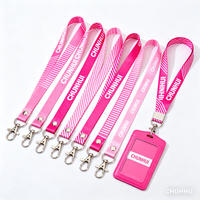 Tali Lanyard Polyester Ramah Lingkungan Custom Print Motif Berkilau Ringan Tempat Kartu Identitas Gantungan Kunci Sepak Bola Guru Perjalanan Kapal Pesiar Kualitas Tinggi