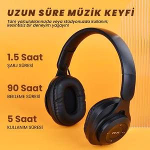 Auriculares Bluetooth Plegables Ajustables <span class=keywords><strong>M6</strong></span> Plus, Compatibles con Tarjeta TF, Música, Almohadillas de Cuero Suave, Auriculares Inalámbricos y con Cable TWS - Product Image 6