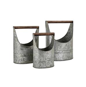 Elegant Outdoor Garden Metal Flower Pots & Planters Stylish Decorative <b>Accessories</b> - Product Image 1