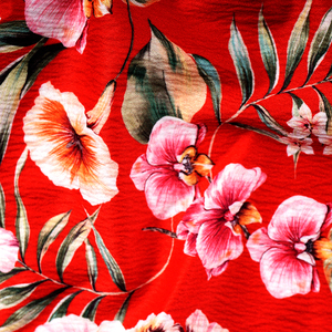 Tissu en crêpe de polyester tissé chinois de haute qualité, imprimé numériquement sur mesure, à tombé fluide, pour vêtements et robes - Product Image 6