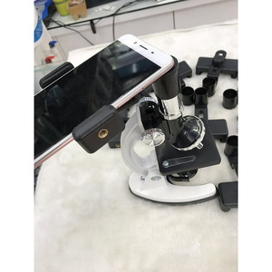 Childrens Microscope 1200x With Mobile Phone Holder For Microscopic Observation 8 Led Light Source Manual Calibration - Product Image 1