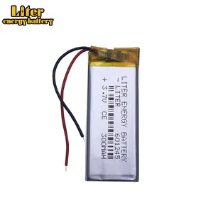601245 300mAh Lithium Polymer Battery FOR Vehicle Traveling Data Recorder LED Speakers 3D Glasses TWS Battery Compartment