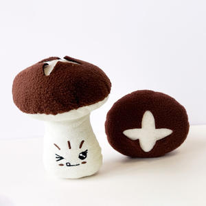 ของเล่นสุนัขตุ๊กตาขนนุ่มสไตล์เกาหลี พร้อมคุณสมบัติรักษ์โลก กลิ่นหอม ซ่อนอาหาร ของเล่นรูปเห็ด มีเสียง พร้อมส่ง ขายส่งอุปกรณ์สัตว์เลี้ยง - Product Image 3
