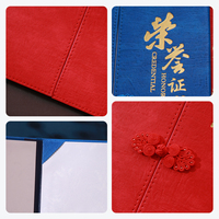 Porte-documents A4 pour certificat avec nœud chinois, porte-diplôme d'honneur, porte-documents de présentation pour cérémonie de remise de prix