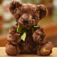 Peluche Ourson Doux en Coton Rembourré pour Filles, Cadeau d'Anniversaire ou de Mariage, Vente en Gros, Poupée à Embrasser en Coton PP