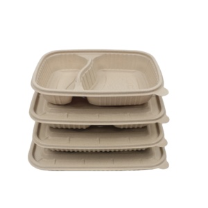Tùy Chỉnh Khách <span class=keywords><strong>S</strong></span>ạn Phục Vụ Bộ Đồ Ăn Dùng Một Lần Sinh Thái Thân Thiện Với Gạo Dựa Phân Hủy Sinh Học Vật Liệu Bền Vững Nhà Hàng <span class=keywords><strong>S</strong></span>ử Dụng Tự Nhiên - Product Image 2