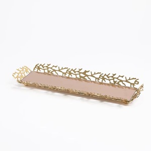 Plateau rectangulaire en aluminium, best-seller, pour la décoration de table à la maison, au bureau, à l'hôtel, au restaurant et comme cadeau, disponible à bon prix - Product Image 6