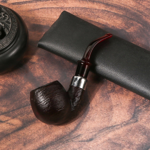 Pipe à fumer en bois laqué classique vintage de haute qualité Futeng, nouvelle arrivée, portable, en bois massif, fabriquée à la main - Product Image 2