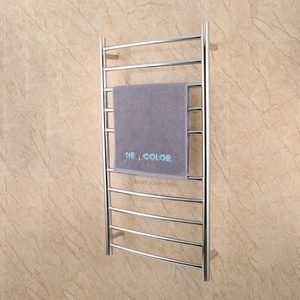 HUAHANG <strong>Towel</strong> Warmer 10 Bar Plug-in Curved <strong>Bath</strong> <strong>Towel</strong> Heater Mirror Polish Stainless Steel <strong>Towel</strong> <strong>Dryer</strong> - Product Image 3