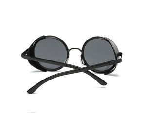 ハイエンドミラーレトロパンクグラスラウンドヴィンテージメンズサングラススチームパンクメンズ - Product Image 2