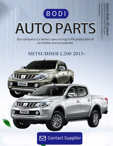 Pannelli Porta Anteriori e Posteriori in Acciaio Stile OEM Nuovi di Ricambio Diretti dalla Fabbrica per <span class=keywords><strong>Mitsubishi</strong></span> <span class=keywords><strong>L200</strong></span> 2015-2016 <span class=keywords><strong>Nero</strong></span>/Grigio - Product Image 6