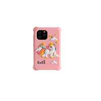 Smartphone Mini OEM Kinderhandy untuk Anak, Mode Permainan Ganda, Kamera Ganda, Layar Sentuh, Ponsel Pintar Kecil, Mainan Anak, Bersertifikasi CE/FCC
