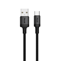 Kabel USB-C Kustom Miccell 60W Pengisian Cepat Tipe C Kabel Anyaman Paduan Aluminium 1M untuk Ponsel Tablet Laptop Pabrik