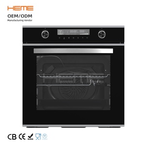 Brand-Tailored 60cm Black Touch Control Built-in Oven 74 Liters Capacity 3 Glasses Multi-Function Touch CB Kitchen - Product Image 1