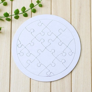 Nouveau style 2026 : Ensemble cadeau créatif de puzzles en papier vierges à peindre soi-même, éducatif pour enfants de 2 à 7 ans, unisexe - Product Image 3