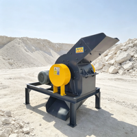 Concasseur de pierres haute performance, broyeur à marteaux pour la production de sable à partir de roche, calcaire, marbre et pour l'exploitation minière