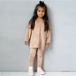 Kids garments outfits set kids designers clothes manufacturer kids girls clothes winter fall
