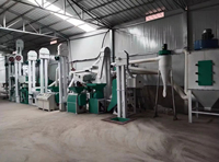 Moulin à riz de haute qualité, de petite taille à grande capacité, machine complète de décorticage du riz