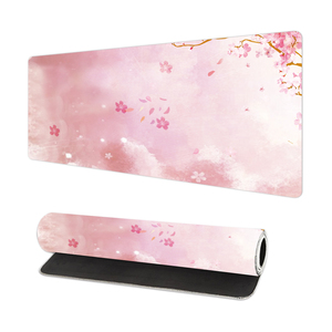 Custom Cute Pink Flower XXXL Printed Rubber Gaming <b>Mouse</b> Pad Non Slip Rubber Base Custom Game Print Full Large Desktop <b>Mat</b> - Product Image 3