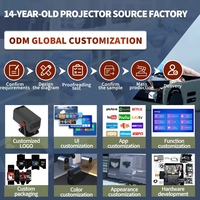 Proyector MAXPG S12 Pro 2026 Nuevo, 300 ANSI Lúmenes, 4K, 200 Pulgadas, Android 11, BT5.0, WiFi Dual, LCD, Portátil, para Cine en Casa
