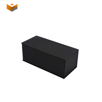 Ensemble complet haut de gamme personnalisé boîte en carton noire dure personnalisée emballage 2mm papier UV avantage pour lunettes de soleil