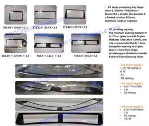 Couvercle Lcd trempé ultra mince Gorilla Glass Application automobile <span class=keywords><strong>AR</strong></span>/AG/AF Corning Al-Si Glass - Product Image 6