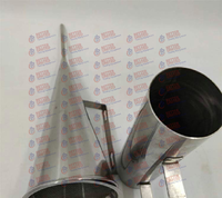 Viscosímetro de Embudo Marsh, Embudo de Acero Inoxidable, Vaso Medidor