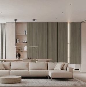 Vitrina de almacenamiento para sala de estar personalizada al por mayor, venta directa de fábrica, tablero de melamina sin pintura, <span class=keywords><strong>MDF</strong></span>, <span class=keywords><strong>muebles</strong></span> plegables para el hogar - Product Image 4