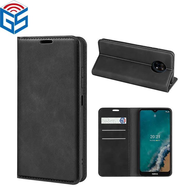 For Nokia Mobile Phone G60 G50 5G Silky Magnetic Wallet Leather Flip Back Cover Case Brand New