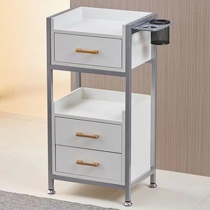 Mueble de Peluquería Directo de Fábrica, Mesa de Herramientas para Barbería, Estante Especial para Peluquero, Espejo de Pie para Peluquería, Mueble con Espejo - Product Image 4