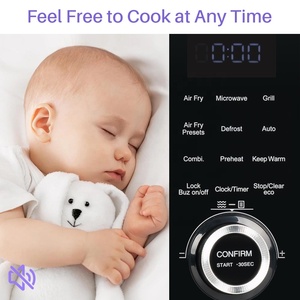 Biểu Tượng Tùy Chỉnh Cao Hiệu Quả Bán Buôn Đa Chức Năng Điện Điều Khiển Kỹ Thuật Số 28L Nồi Chiên Không Khí Kỹ Thuật Số Lò Vi Sóng Với Nồi Chiên Không Khí - Product Image 5