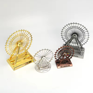 Tùy Chỉnh 3D Toronto Mốc Lưu Niệm Anh <span class=keywords><strong>London</strong></span> Mắt Đu Quay Bánh Xe Thủ Công Mỹ Nghệ Kim Loại Trang Trí Du Lịch Kim Loại Mô Hình - Product Image 6