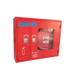 Fire Safety Combined Fire Hose Reel Box for fire protection cabinet