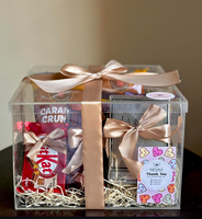 Boîte à fleurs carrée en acrylique pour cadeau d'anniversaire de vacances, taille et couleur personnalisables, découpe transparente, boîte à bouquet pour les êtres chers