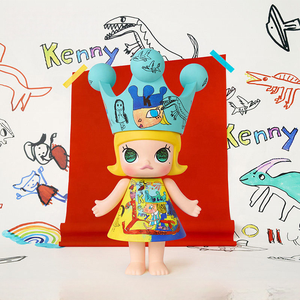 Vente en gros – Figurines POPMART MEGA <span class=keywords><strong>ROYAL</strong></span> MOLLY 400% de la série Enfantin, 100 % originales et authentiques, en PVC/ABS, jouets décoratifs tendance, cadeau - Product Image 2
