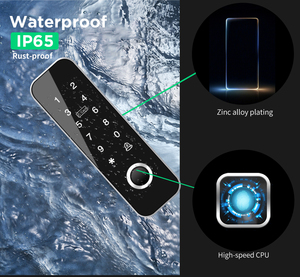 Système de contrôle d'accès Tuya Wifi TTlock avec empreintes digitales, RFID, porte, avec logo personnalisable intelligent et clavier - Product Image 3
