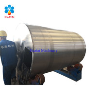 Équipement complet de traitement, blanchiment, désodorisation et raffinage d'huile de lin automatique Huatai en acier inoxydable, haute capacité 1000 kg/h