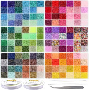 Venta al por Mayor de Cuentas de Plástico de 5mm en 57 Colores para Niños, Cuentas de Hierro para Manualidades Infantiles - Product Image 1