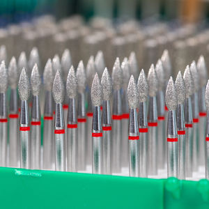 卸売ロシアダイヤモンド炎ネイルドリルビットマニキュアロータリーバリキューティクルクリーンカスタム7個ステンレス鋼ネイルキューティクルビット - Product Image 4