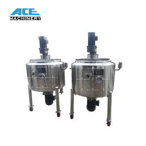 Tanque Emulsionador de Acero Inoxidable de 300L, Equipo de Fabricación de Cosméticos con Agitación y Calentamiento, Mezclador - Product Image 1