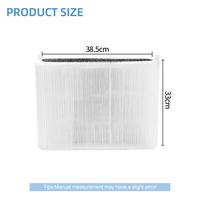 Blueair Filter pembersih udara 311i Max, Filter pengganti karbon aktif untuk penggunaan rumah tangga dan mobil