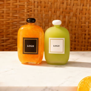 Vide 100ml 250ml clair givré plat whisky bouteille en verre <span class=keywords><strong>Gin</strong></span> jus café lait thé liqueur liquide avec couvercle en plastique - Product Image 4