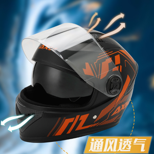Casque de motocicleta מירוץ אופנוע רכיבה בטיחות קסדה פנים מלאה קסדה למכירה - Product Image 3