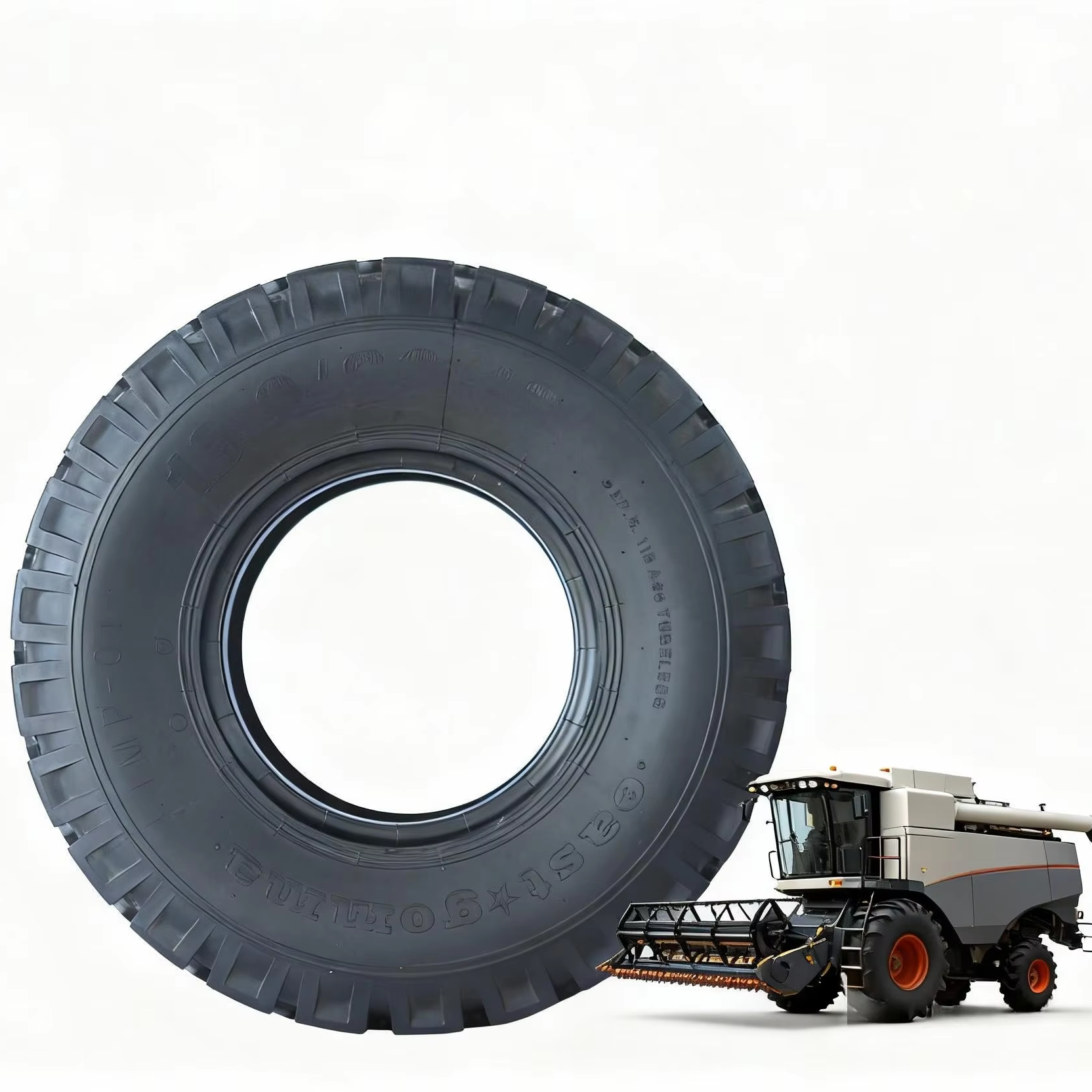 AGR Tire 10.0/75-15.3 Combined Harvester Tire Heavy Duty Suitable for Rough Gravelly Terrain Machinery