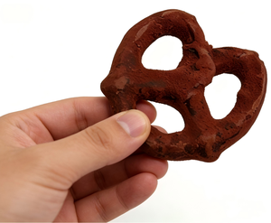 Galletas Pretzel con Baño <span class=keywords><strong>de</strong></span> Chocolate en Forma <span class=keywords><strong>de</strong></span> Lazo, Decoración para Postres - Product Image 3
