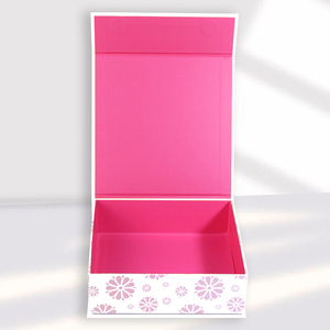 Factory Customized Brand Matte Color Magnetic Closure Embossed Recyclable Rigid <b>Paper</b> Gift Box with Flip-top for Souvenir - Product Image 2